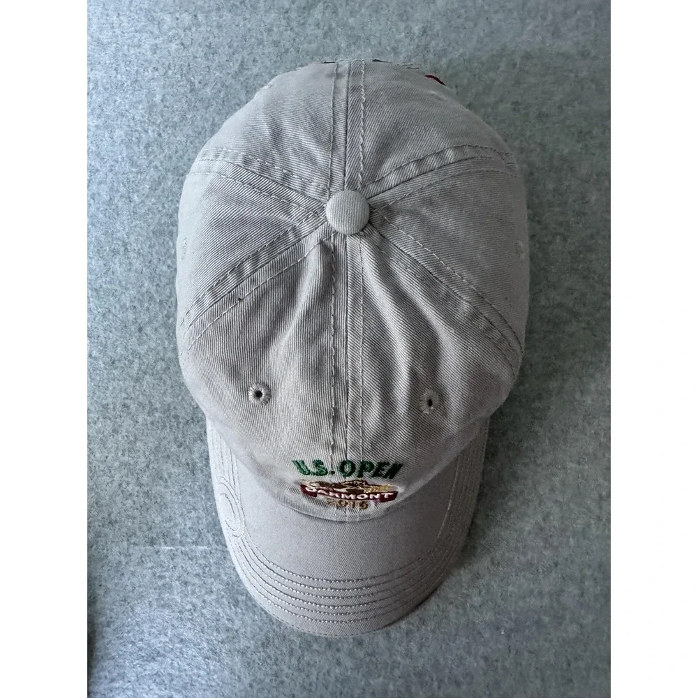 2016 U.S. Open Oakmont Hat Cap Strap Back Mens One Size Gray Golf USGA Member